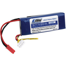 E-flite LiPo Battery 11.1V 800mAh 15C JST